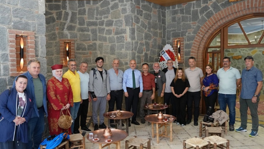 BAŞKAN RAHMİ METİN, BASIN MENSUPLARIYLA BİR ARAYA GELDİ